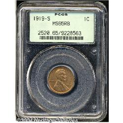 1919-S[1C] MS65 Red and Brown PCGS.