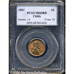 1921[1C] MS65 Red PCGS.