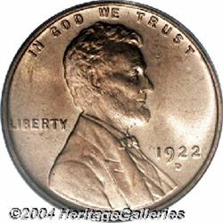 1922-D[1C] MS65 Red PCGS.