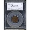 Image 1 : 1922 No D[1C] Weak Reverse Fine 12 PCGS.