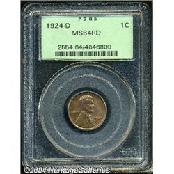 1924-D[1C] MS64 Red PCGS.