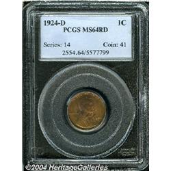 1924-D[1C] MS64 Red PCGS.