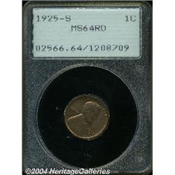 1925-S[1C] MS64 Red PCGS.