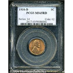 1931-D[1C] MS65 Red PCGS.
