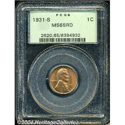 1931-S[1C] MS65 Red PCGS.