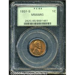 1931-S[1C] MS65 Red PCGS.