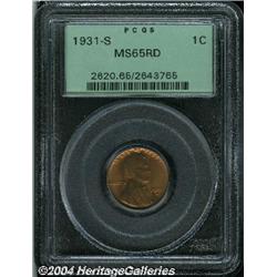 1931-S[1C] MS65 Red PCGS.