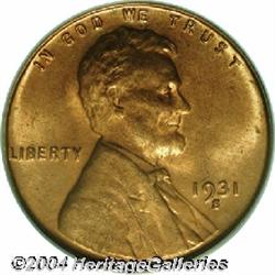 1931-S[1C] MS66 Red PCGS.