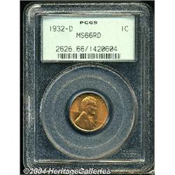 1932-D[1C] MS66 Red PCGS.