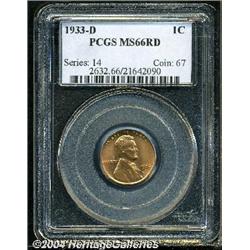1933-D[1C] MS66 Red PCGS.