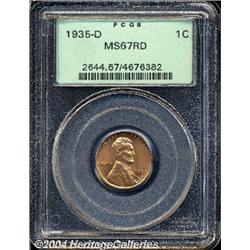 1935-D[1C] MS67 Red PCGS.