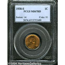 1938-S[1C] MS67 Red PCGS.