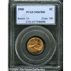 1945[1C] MS67 Red PCGS.