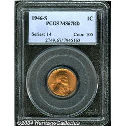 1946-S[1C] MS67 Red PCGS.