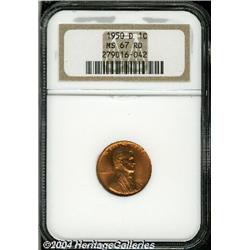 1950-D[1C] MS67 Red NGC.