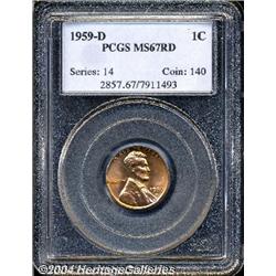 1959-D[1C] MS67 Red PCGS.