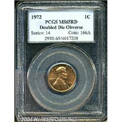 1972/72[1C] Doubled Die MS65 Red PCGS.