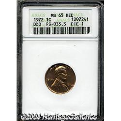 1972/72[1C] Doubled Die MS65 Red ANACS.