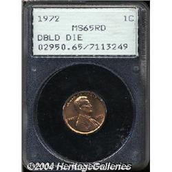 1972/72[1C] Doubled Die MS65 Red PCGS.