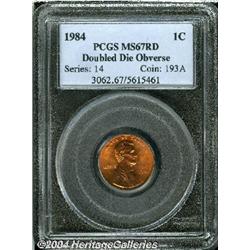 1984[1C] Doubled Die Obverse MS67 Red PCGS.