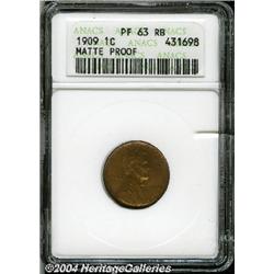 1909[1C] PR63 Red and Brown ANACS.