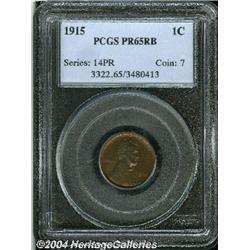 1915[1C] PR65 Red and Brown PCGS.