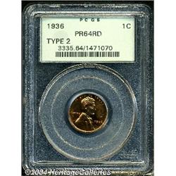 1936[1C] Type Two--Brilliant Finish PR64 Red PCGS.