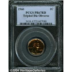 1960[1C] Tripled Die Obverse PR67 Red PCGS.