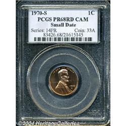 1970-S[1C] Small Date PR68 Red Cameo PCGS.