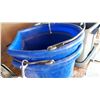 Image 2 : TWO BLUE FEED BUCKETS