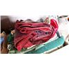 Image 1 : BOX OF NEW STOCKINGS AND CHRISTMAS DECOR