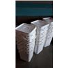 Image 3 : 15 WHITE PLASTIC BUCKETS WITH LIDS