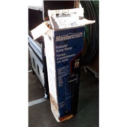 MASTERCRAFT PEDESTAL SUMP PUMP 1/3 HORSEPOWER NEW IN BOX