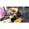 Image 1 : 18 VOLT DEWALT TRIM SAW AND DRILL WITH BATTERY