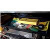Image 1 : METAL AND PLASTIC TOOL BOX WITH CONTENTS