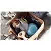 Image 1 : MISC BOX OF CERAMIC CAT, FOOD SEALER AND OTHER HOUSEHOLD ITEMS