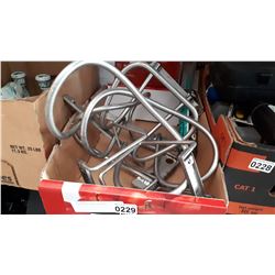 5 STAINLESS HOSE HANGERS