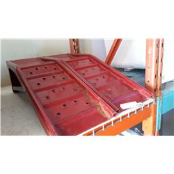 PAIR OF RED CAR RAMPS