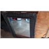 Image 1 : LARGE BLACK PAINTED WALL MIRROR