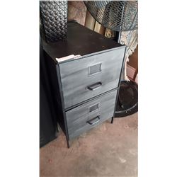 2 DRAWER METAL FILING CABINET