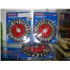 Image 1 : 3 NEW WESTWARD 6 INCH WIRE WHEEL BRUSHES RETAIL $49 EACH