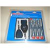 Image 3 : NEW WESTWARD 6 INCH WIRE WHEEL AND MINI PLIER, PRECISION SCREWDRIVER SET, RETAIL $49 EACH