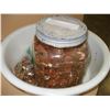 Image 2 : JAR AND BAG OF PENNIES