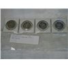 Image 1 : LOT OF FOUR CANADIAN FIFTY CENT PIECES