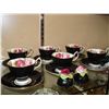 Image 2 : SIX ROYAL ALBERT CUPS AND SAUCERS AND SALT AND PEPPER