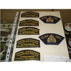 LOT O RCMP SHOULDER FLASHES PATCHES
