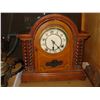 Image 2 : ANTIQUE CLOCK AS IS AND SILVER PLATE PIECES