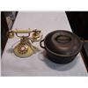 Image 1 : LODGE CAST IRON DUTCH OVEN AND ROTARY FRENCH PHONE