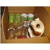 Image 1 : DOG COIN BANK GLASSES AND FIGURES