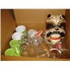Image 2 : DOG COIN BANK GLASSES AND FIGURES